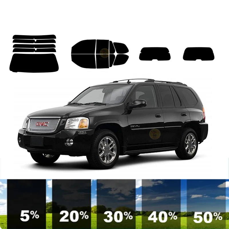 Предварительно вырезанная съемная тонировочная пленка для окон автомобиля 100%