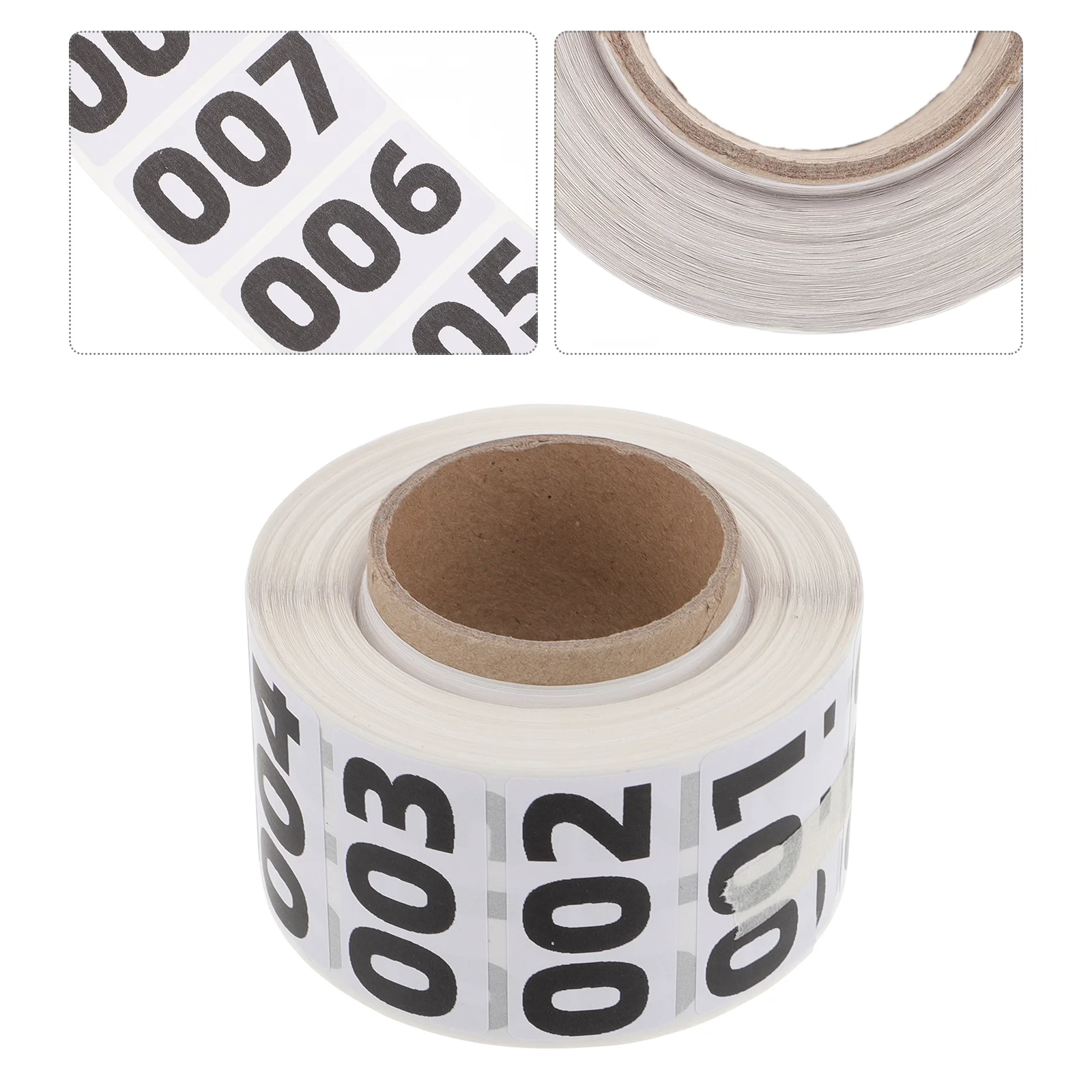 Repositionable Labels Consecutive Number Stickers Sign Labeling Inventory Numbers 1000 Outdoor Paster Counting