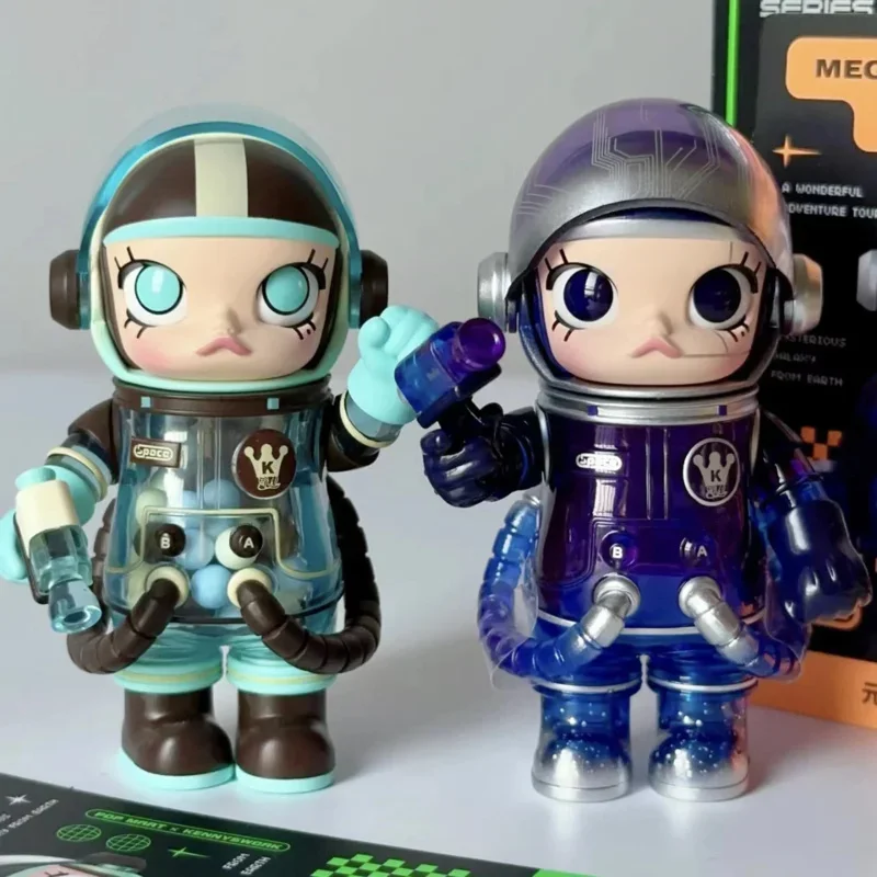 Фото MEGA COLLECTION 100% SPACE MOLLY SERIES 02, ограниченная загадочная коробка, подтвержденная слепая коробка, украшение для астронавта, милые куклы, подарок на день рождения №5