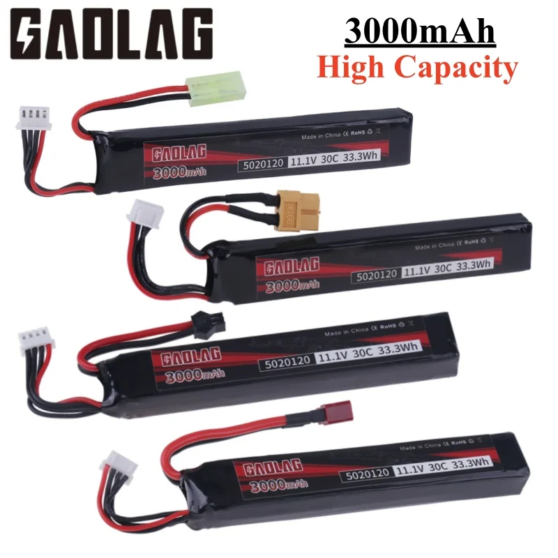 3s 11 1 V 3000mAh 30C 5020120 Lipo аккумулятор для Airsoft BB пневматического пистолета