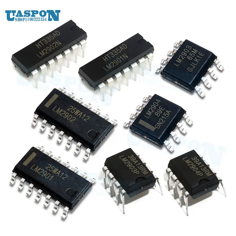 10 шт., LM2904DR SOP-8 LM2904 SOP LM2903DR LM2903 LM2902DR SOP-14 LM2902 LM2901DR LM2901 LM2904P LM2903P LM2902N LM2901N DIP-8
