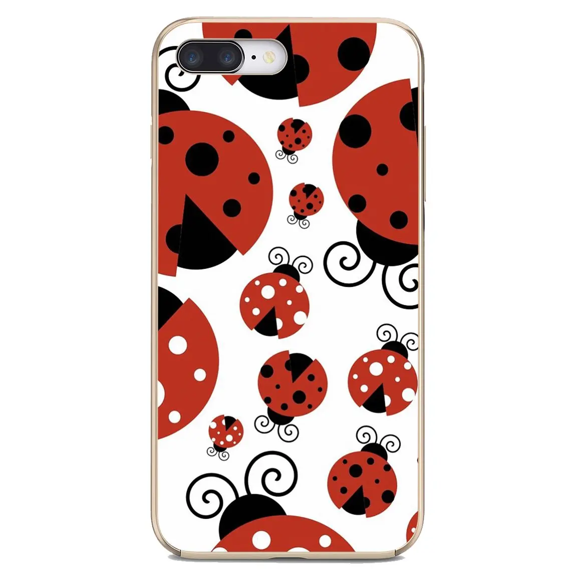Phone Covers Lady bug Ladybug ladybird Pattern Art For BQ Aquaris C U2 U V X2 X Lite Pro Plus E4.5 X5 E5 4G 6040L Magic S 5059