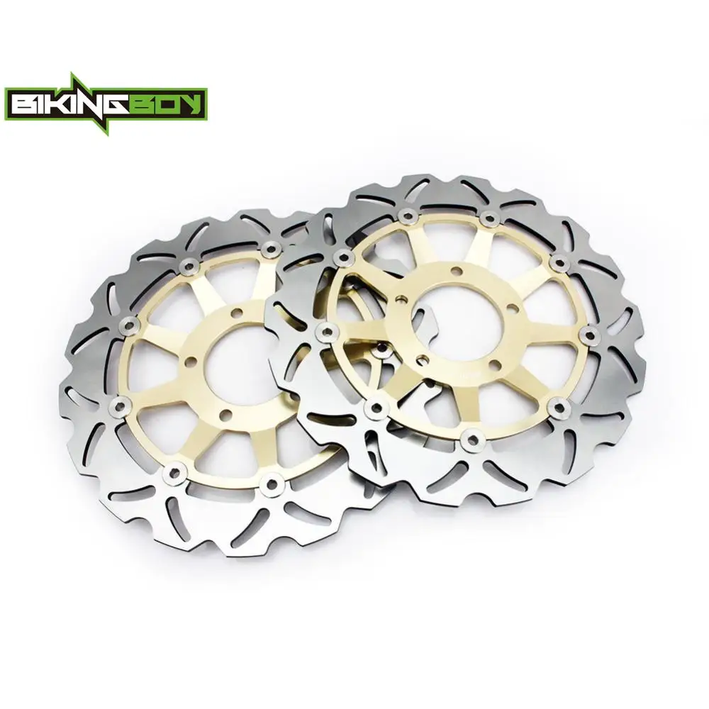 BIKINGBOY For T955 Daytona 02-06 Speed Triple 955 02 03 04 Sprint ST 1050 / ABS 05 06 07 08 09 10 Front Brake Discs Disks Rotors