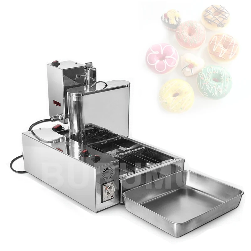 

Electric 2000W Commercial Doughnut Makers 4 Rows Frying Fryer Doughnut Making Machine