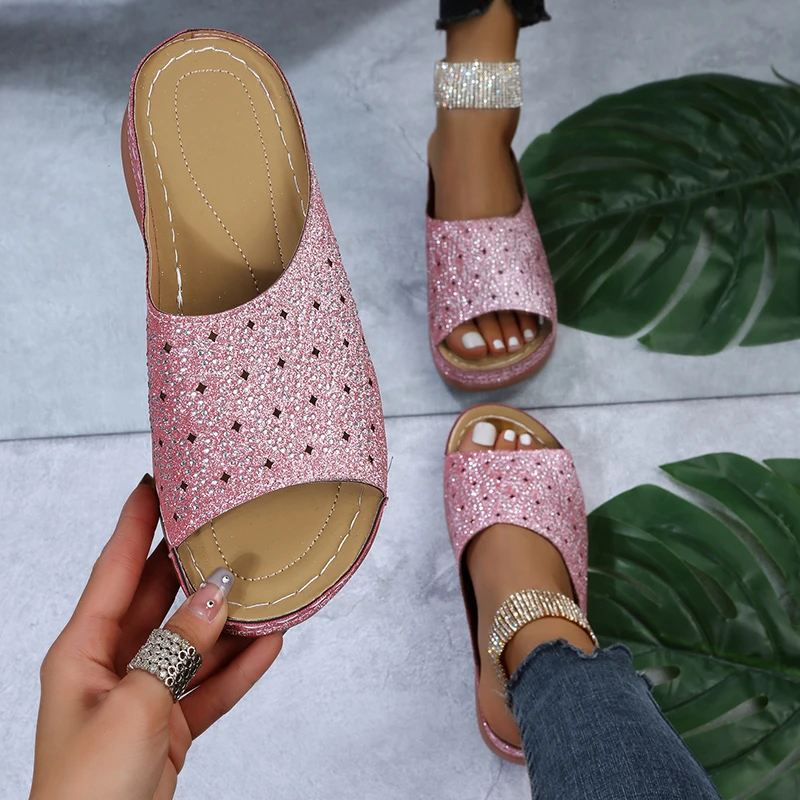 

2021 Summer Women Wedge Sandals Premium Orthopedic Open Toe Sandals Vintage Anti-slip Leather Casual Female Platform Retro Shoes