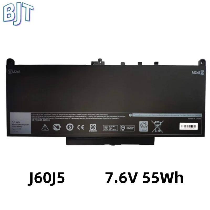 Новый аккумулятор для ноутбука 7 6 В 55 Втч J60J5 Dell Latitude E7270 E7470 MC34Y 0MC34Y 242WD GG4FM R1V85 J6OJ5