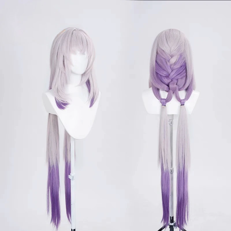 Игра Honkai Star Rail Косплей Касторский парик Фиолетовые длинные волосы Амфорес Парики