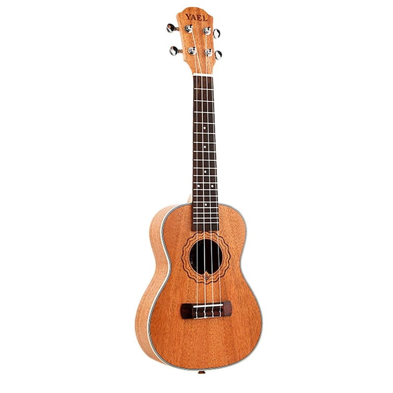 

Yael 23 Inch Concert Ukulele 4 String Hawaiian Mini Guitar Acoustic Guitar Mahogany Rosewood
