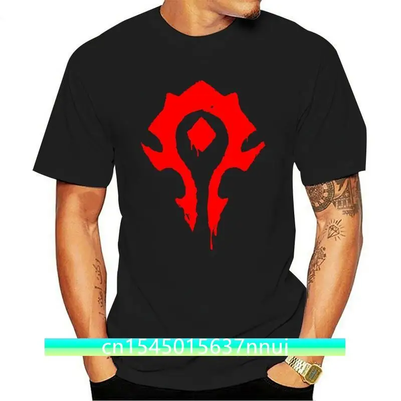 

New Men's Horde Symbol Spray T-shirt women tshirt