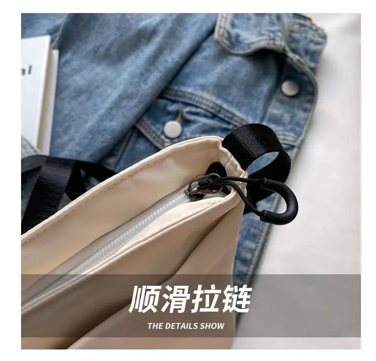 Kangol 2023 New Nylon Small Bag High-Grade Bucket Tote Bag Women Trendy Fashion Women's Bag Shoulder Messenger Bag