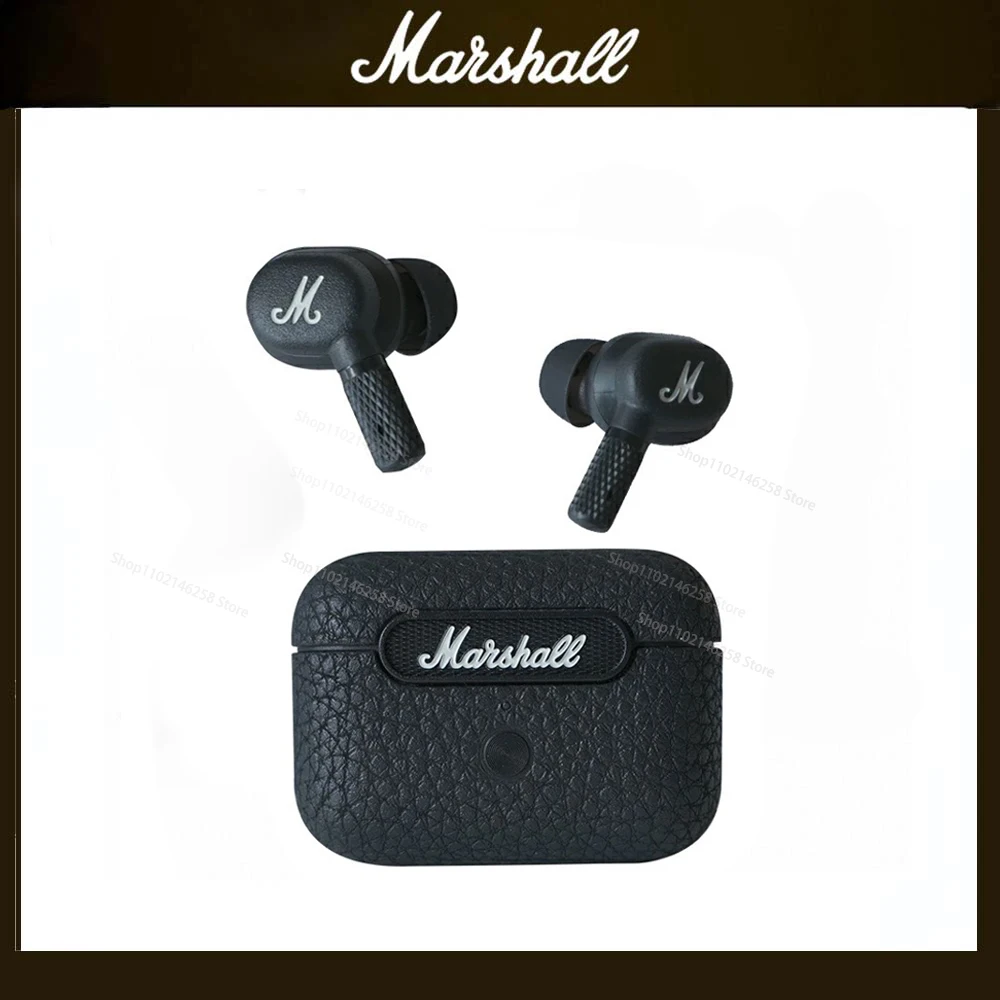 Marshall MOTIF ANC Bluetooth Earphones Active Noise Reduction Headphone True Wireless In-Ear IPX5 Waterproof Running 5.2 Headset - купить по