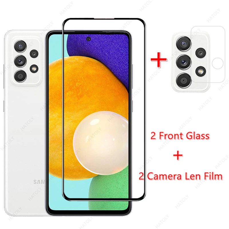 

For Samsung Galaxy A53 5G Glass for Samsung Galaxy A53 5G Tempered Glass Screen Protector Camera Len Film A03 Core A13 A53 A73