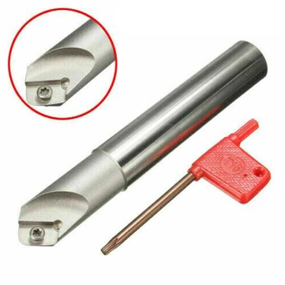 

1Set SSK C20-20-120L End Mill Cutter 20mm Indexable Chamfer 45 Degree Woodworking Tools Accessories For APKT1604 CNC Inserts