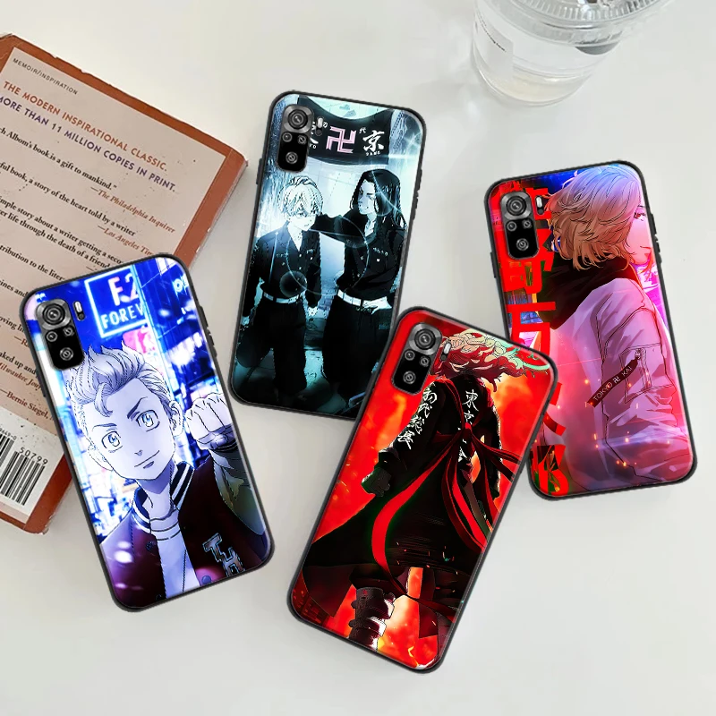 

Japanese Anime Tokyo Revengers Phone Case For Xiaomi Redmi 9 9i 9AT 9T 9A 9C 10X 4G 5G Note 10S 10 5G Soft silicone Cover Fundas
