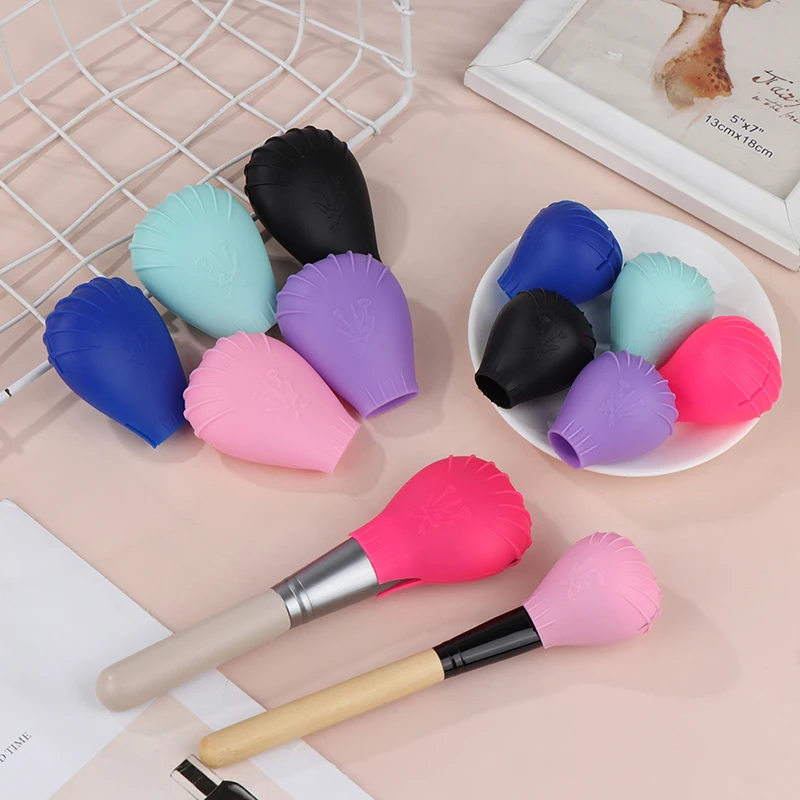 

Makeup Brush Holder Cover Silicone Makeup Brush Protector Makeup Brush Travel Storage Case Protect Brush Bristles