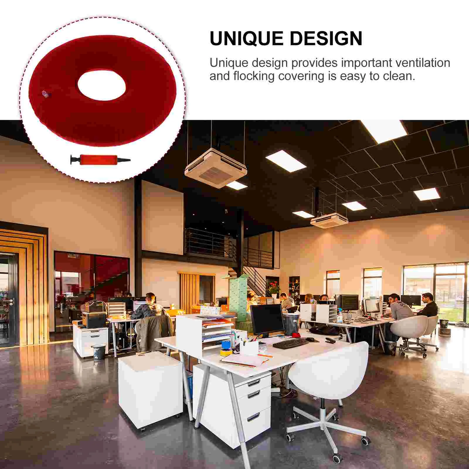 Воздушная подушка против укусов для сиденья в виде пончика кольцо от геморроя с