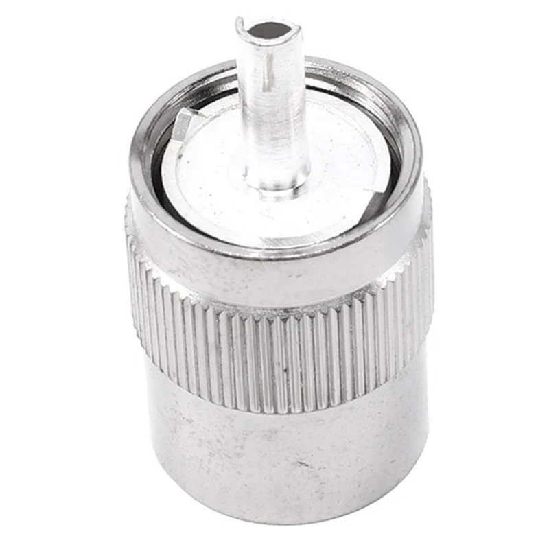 

10Pcs Connector UHF Male PL259 Plug Solder RG58 RG142 LMR195 RG400 Cable Silver