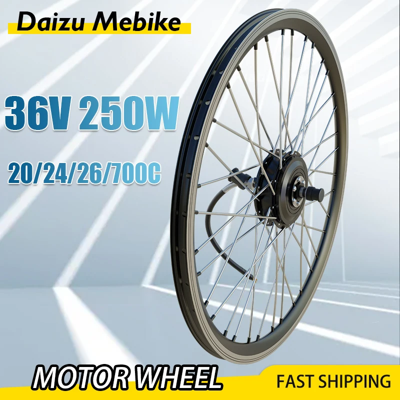 

36V 250W Electric Bicycle Motor 20/24/26inch/700c Electric Bike Conversion Kit DIY E bike Powerful Wheel Hub Motor Front Wheel