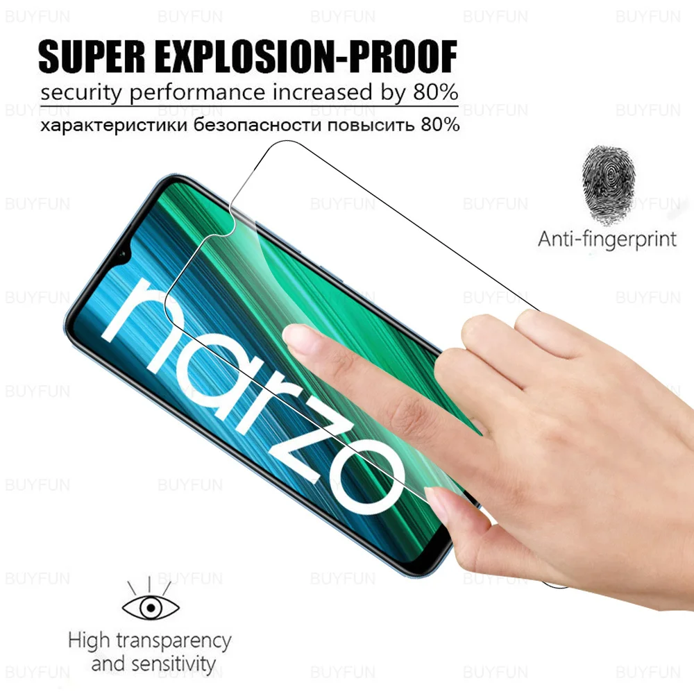 3 шт. чехол из закаленного стекла Narzo 50A 6 5 &quotHD Защитная пленка для экрана Realme 50I Realmy