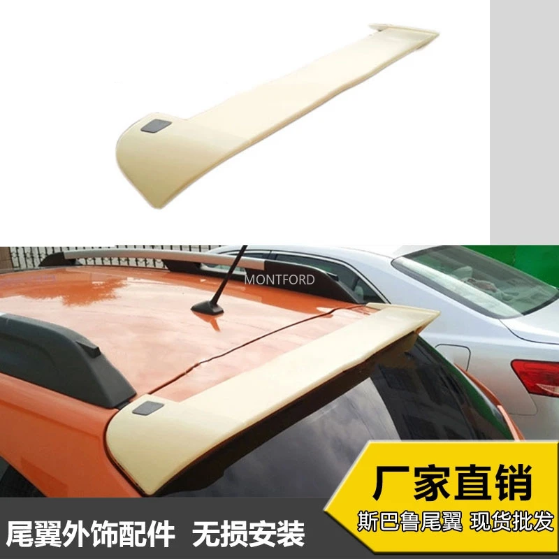 

For SUBARU XV Spoiler 2001-2015 XV SPOILER High Quality ABS Material Car Rear Wing Primer Color Rear Spoiler