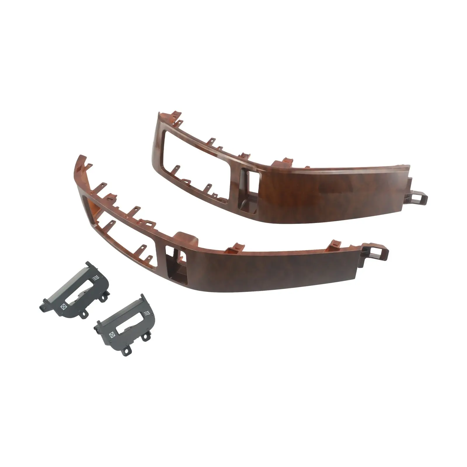 12) коричневая рамка для выпускного отверстия кондиционера Toyota Land Cruiser Prado 120 GX470