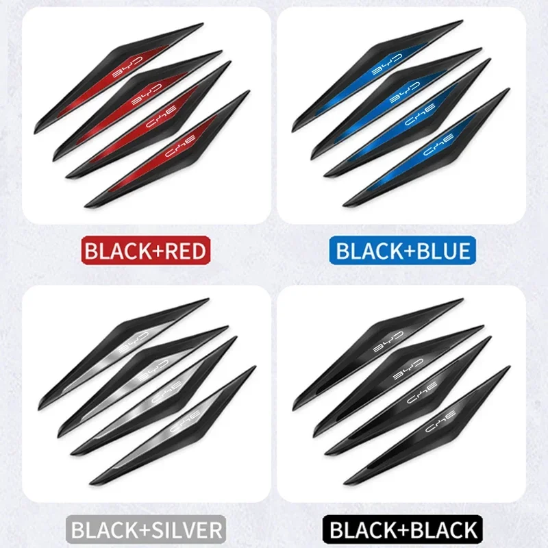 4 шт. ПВХ защитные 3d автомобильные наклейки аксессуары для BYD сборка ваших мечтей