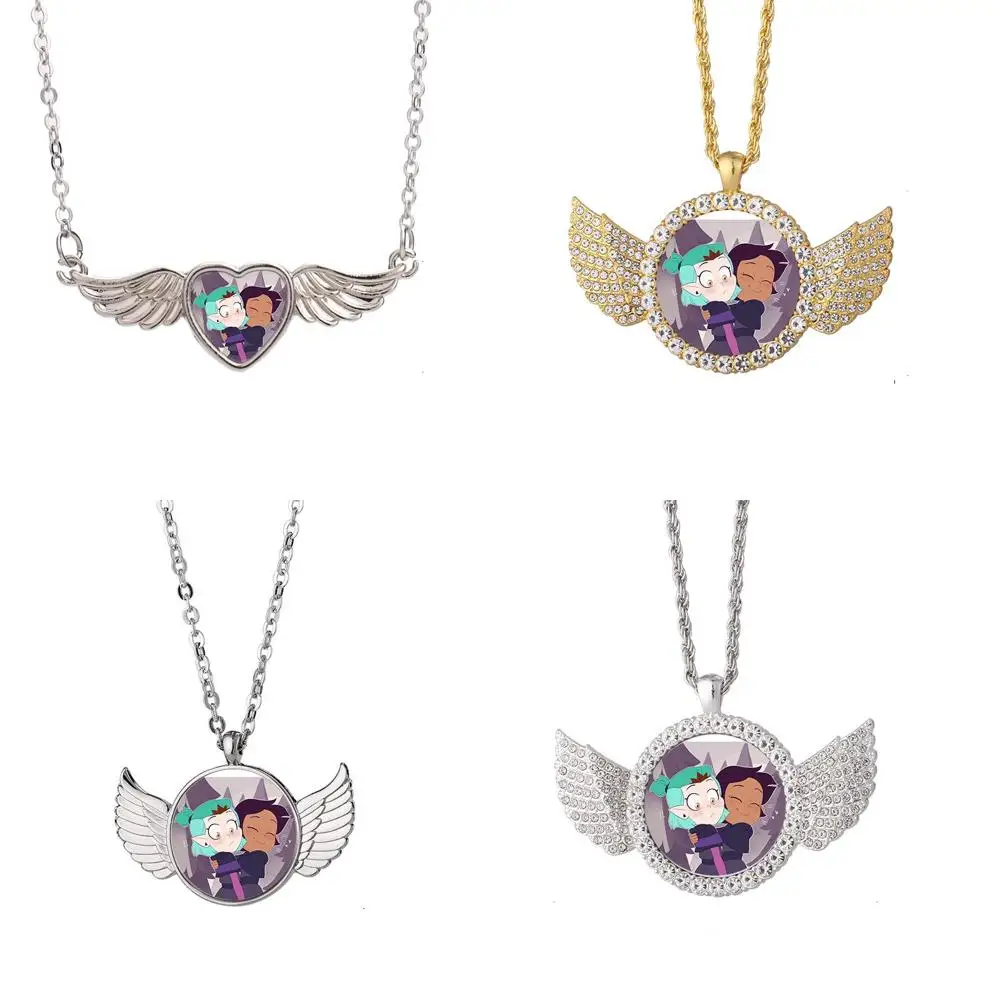 

Lumity Sfl Angel Wing Necklace Beautiful Pendant Fashion Jewelry