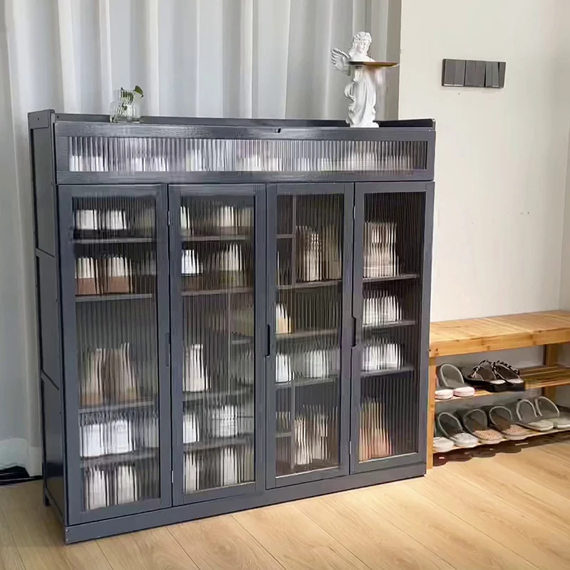 

Современные пылезащитные деревянные шкафы для обуви, полка для обуви, Прозрачные Шкафы для обуви, спальни, современная библиотека, скамейка...