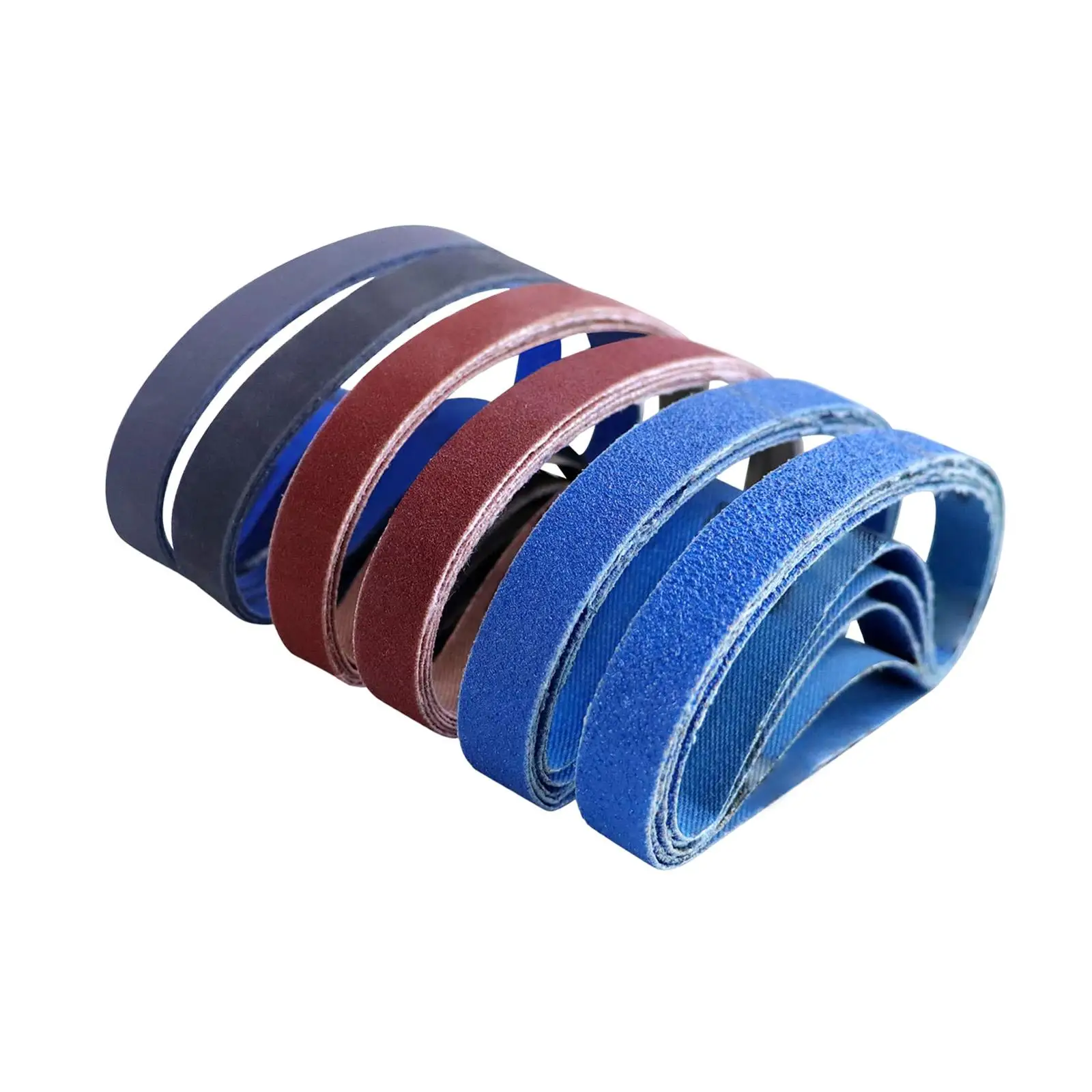 

30x Replace Sanding Belts Kit Flat Seam Polishing Accessories for Metalworking Household