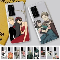 spy x family anime manga phone case for samsung s20 ultra s30 for redmi 8 for xiaomi note10 for huawei y6 y5 cover