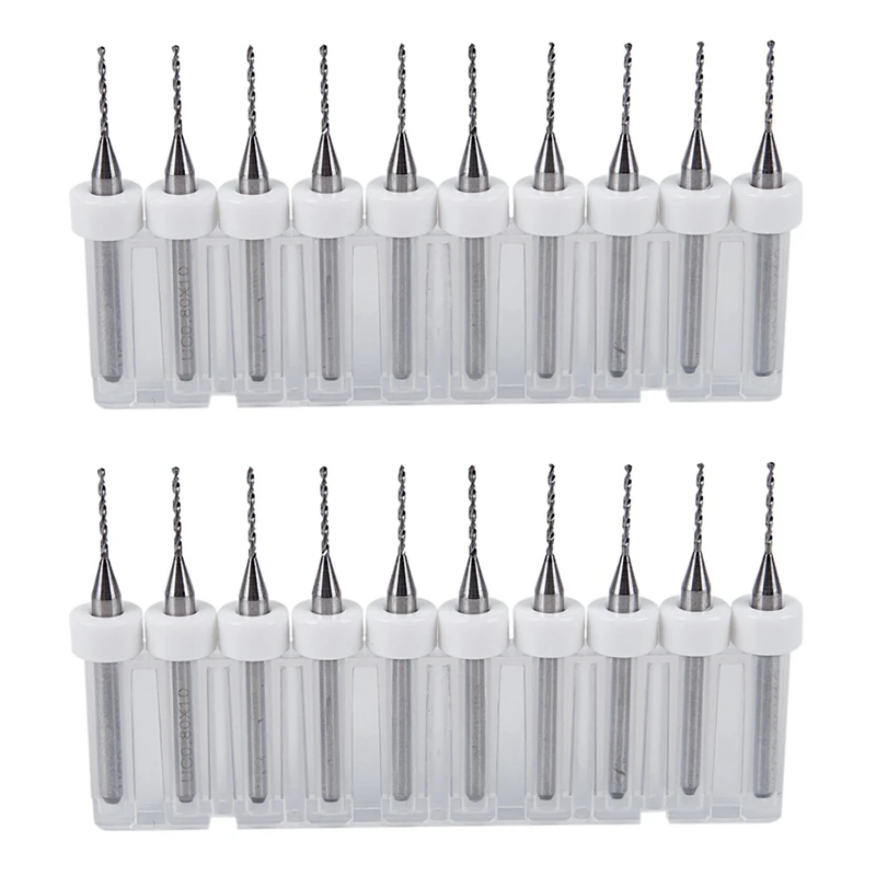 

20Pcs 0.8Mm High Quality PCB Print Circuit Board Carbide Mini Drill Bits Tool