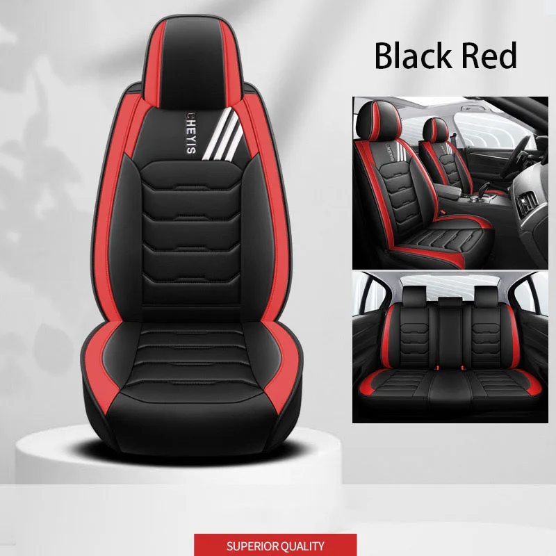 Универсальные кожаные чехлы на сиденья автомобиля для Maserati MAZDA Opel Acura Chery kia NISSAN