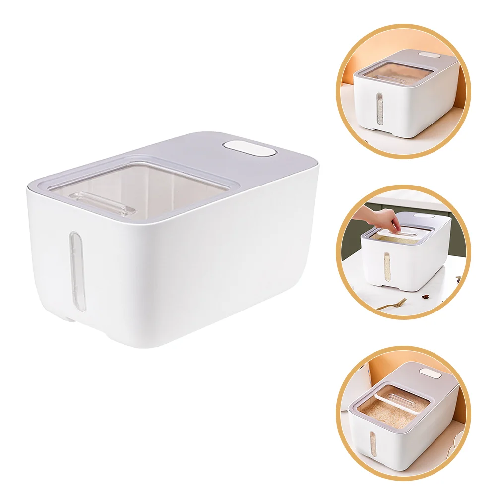 

Plastic Household Rice Dispenser Insect-proof Rice Bucket Seal Rice Container