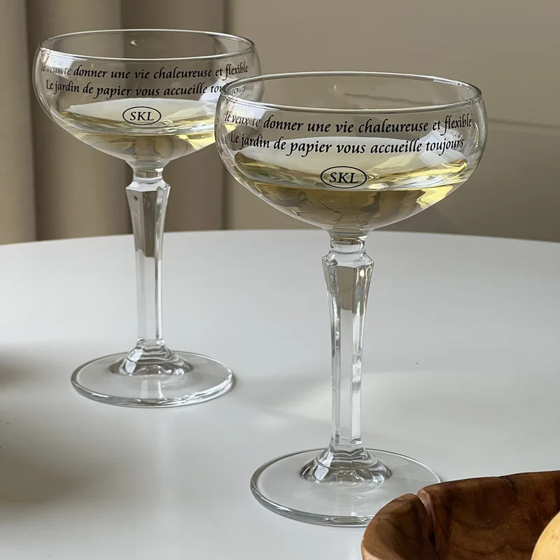 

Корейский креативный бокал для шампанского с широким горлом, бокал для мартини, домашняя десертная чашка, креативные Коктейльные бокалы, бокалы для барного вина