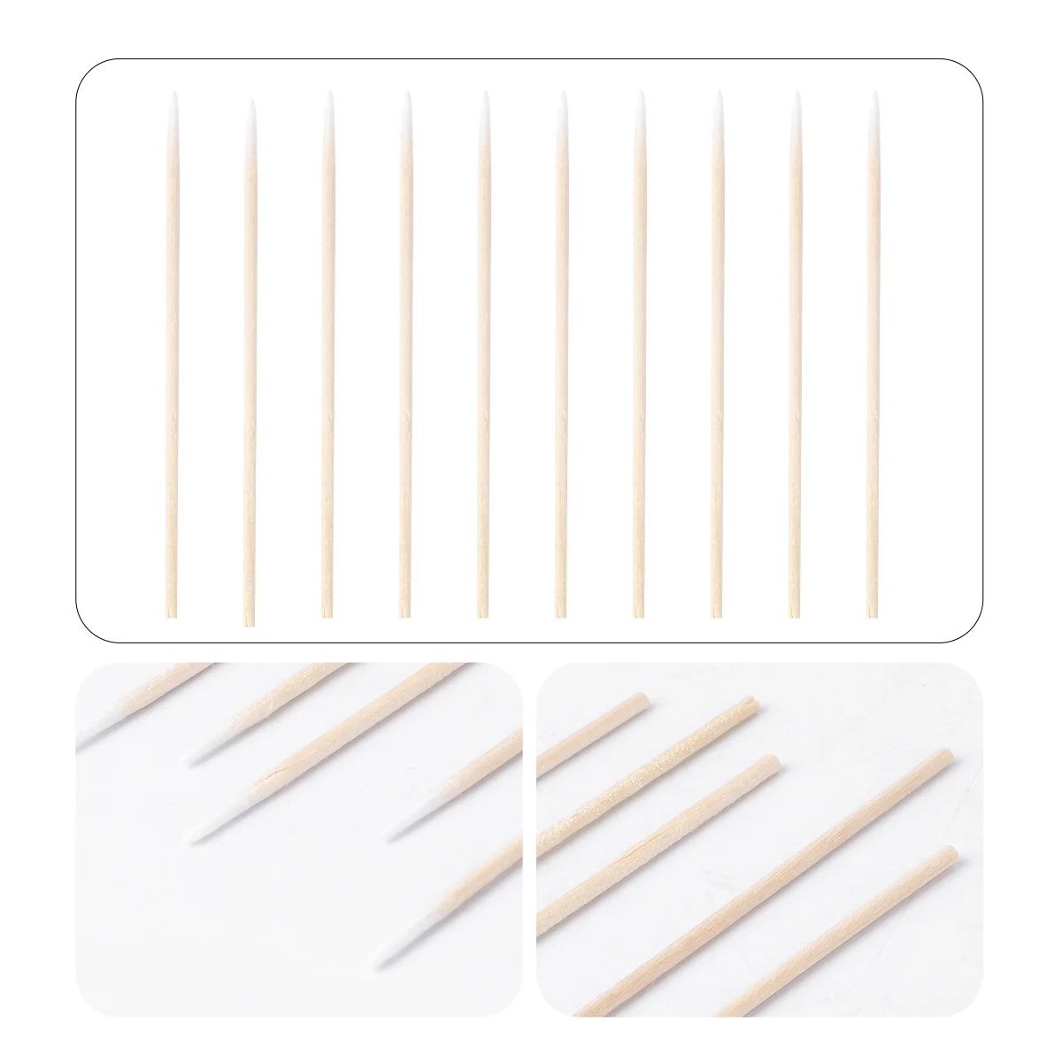 

400pcs Cotton Swab Q Tips for Ears Slim Cotton Swab Cotton Sticks for Microblading Cotton Swabs for Makeup