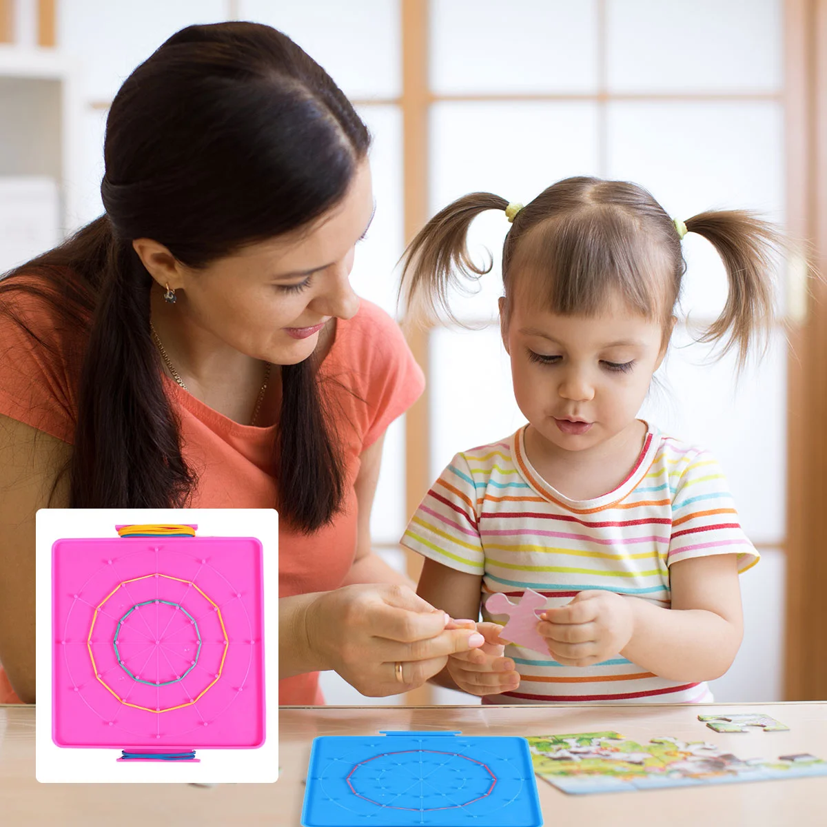 

Пластина для ногтей Peg Board, Обучающие игрушки, пластиковая пегборд, креативные детские инструменты для обучения математике