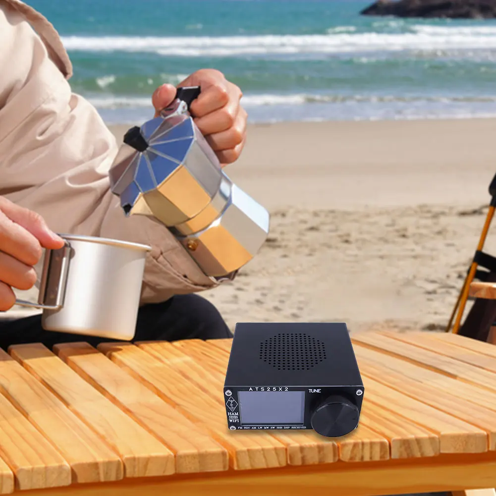 Полнодиапазонный радиоприемник ATS25X2 2 4 дюйма с сенсорным экраном сканер