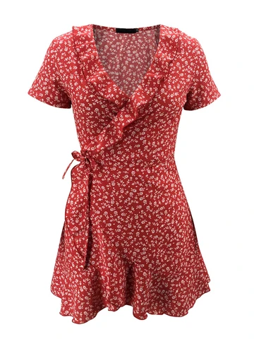 Черное летнее платье Dozw