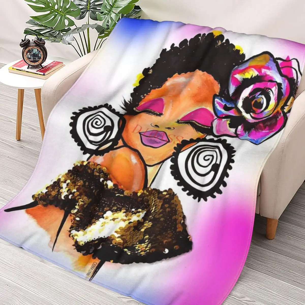 

MOHOGANY 3D Printed Flannel Throw Blanket