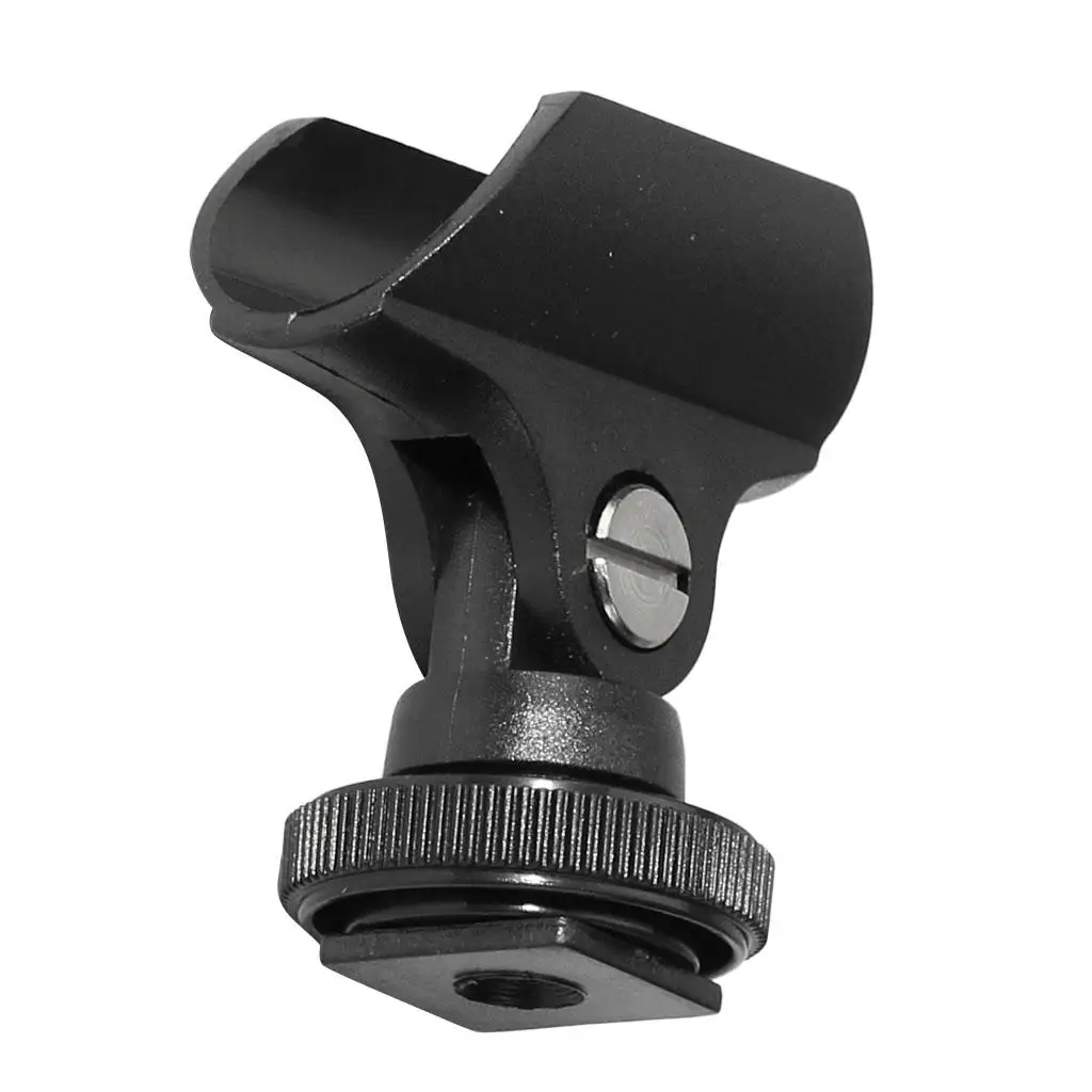 

Lovoski Camera Microphone Clips, Microphone Hotshoe Stand Holder