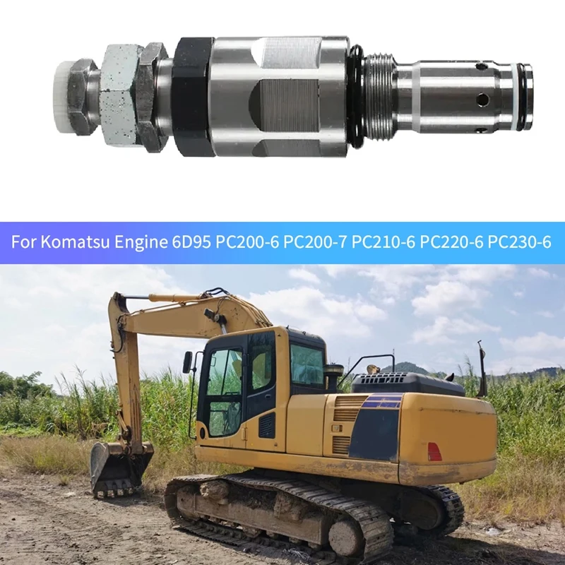 Металлический главный предохранительный клапан 723-40-51102 723-40-51100 для двигателя Komatsu