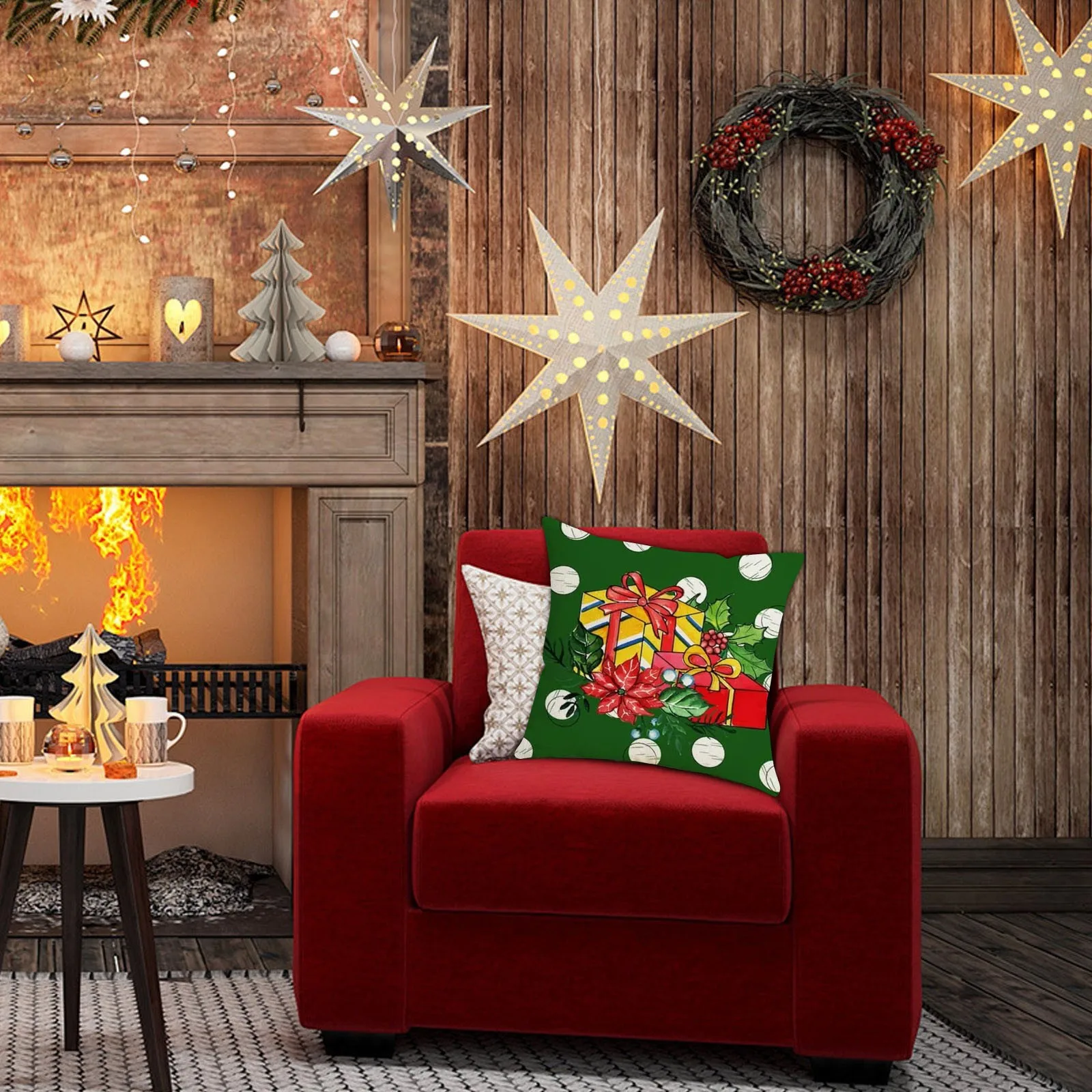 

Рождественская наволочка для гостиной, дивана, спальни, декоративная наволочка