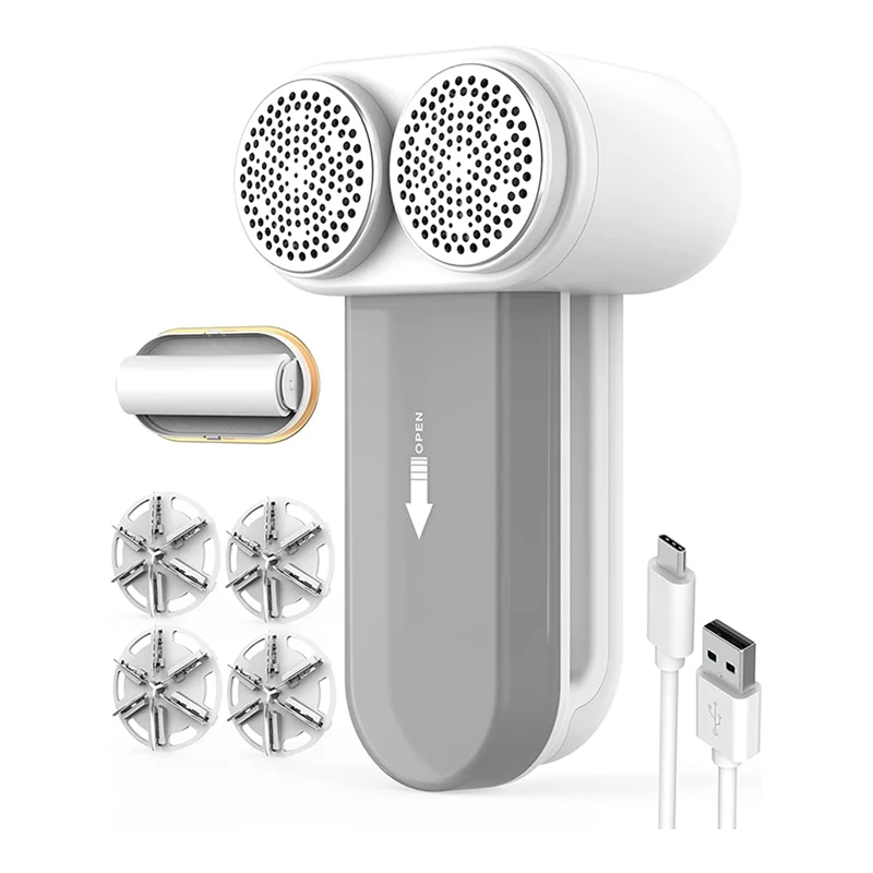 

Lint Remover, Rechargeable Electric Lint Shaver for Clothes,Sweater Shaver with Lint Rollers,For Clothing, Sweater,Couch
