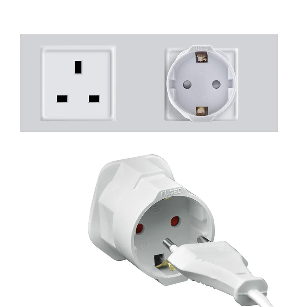 

3 Pin UK Standard To 2 Pin EU Standard Adapters Conversion Plugs European To British Universal Adapter Electrical Socket