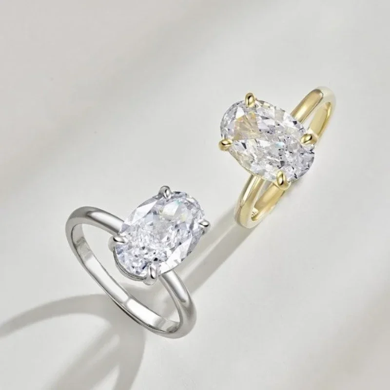 INS Стиль Свадьба Высокое Овальное Женское Кольцо Anillos Мода Универсальный Дизайн