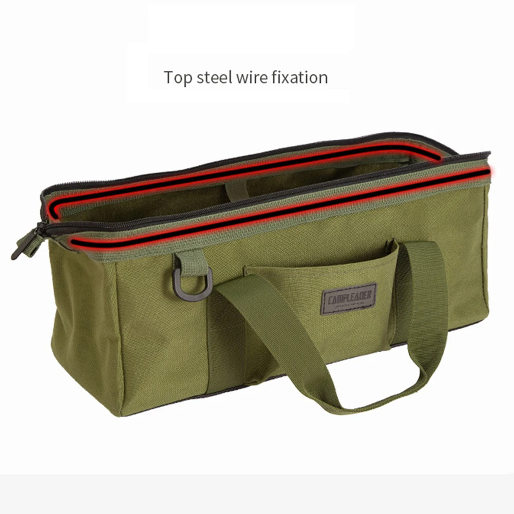 

Camping Tools Storage Bag Waterproof Tent Pegs Accessories Organizer Wear Resistant Camping Hiking Carrying Case