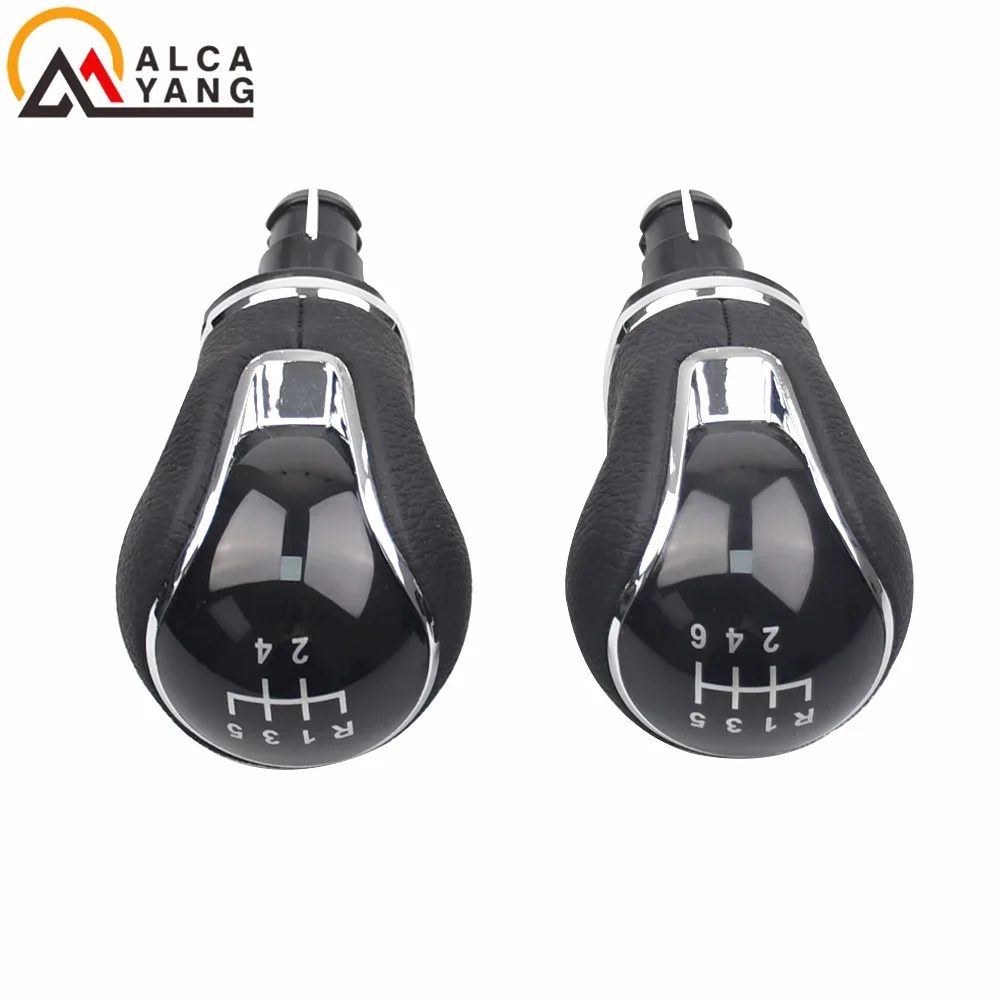 Ручная автомобильная ручка переключения передач кожаная для SEAT IBIZA IV (6j) 2009 2010 2011