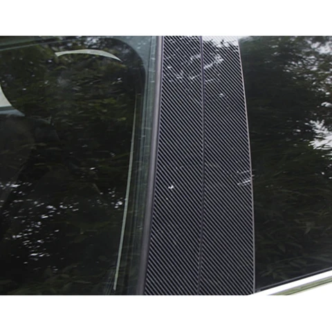 For VW T5/T6 2008 2009 2010 2011-2021 Car Window Door Column B C Pillar Post Trim Cover Glossy Black Auto Stickers Accessories