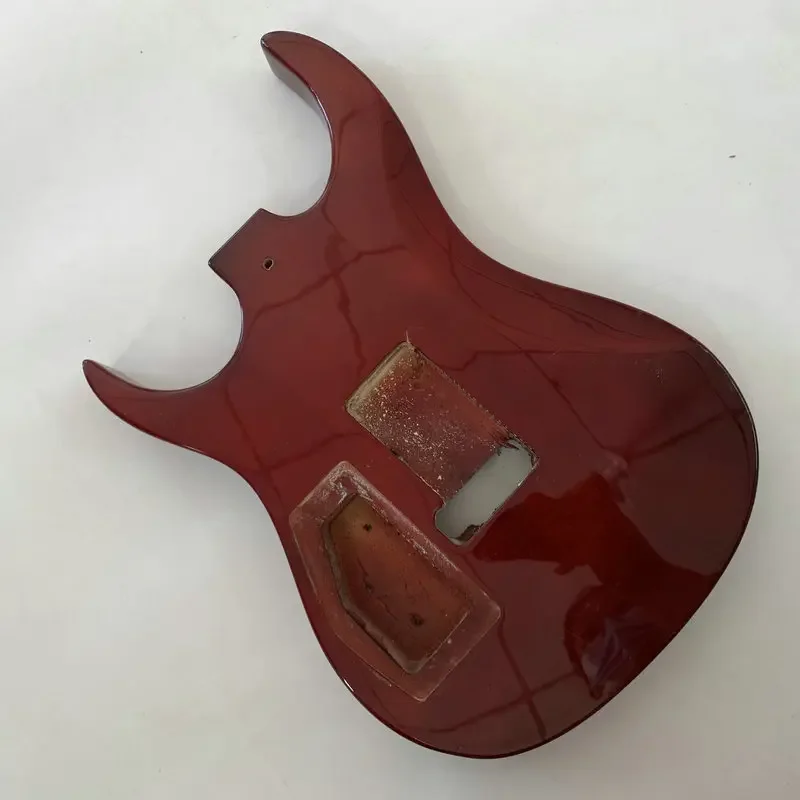 EB575 Red Color Floyd Rose Электрогитара 2-х звукоснимателей Humbuker Незавершенный корпус