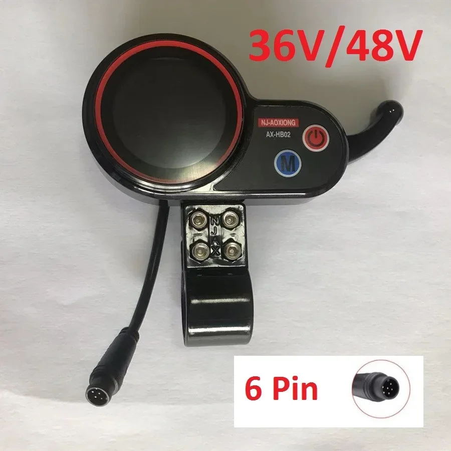 NJ-AOXIONG AX-HB02 6-контактный ЖК-дисплей дисплей дроссельной заслонки с контроллером 36